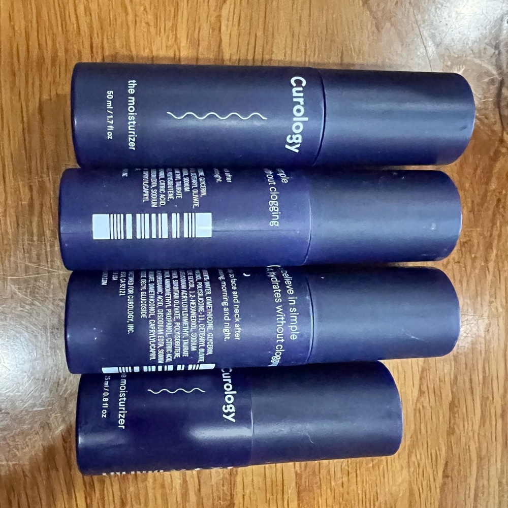 Curology Moisturizer 3 full size one travel size